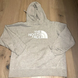 The North Face hoodie gray small